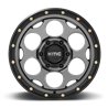 KMC | KM541 DIRTY HARRY 17x9.0 ET-12 - SATIN GRAY W/ BLACK LIP