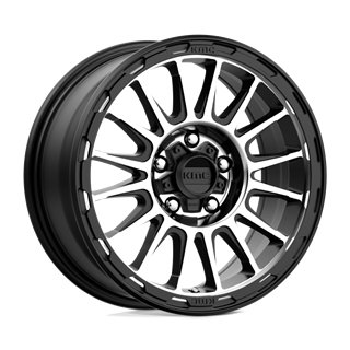 KMC | KM542 IMPACT 16x7.0 ET30 - SATIN BLACK MACHINED