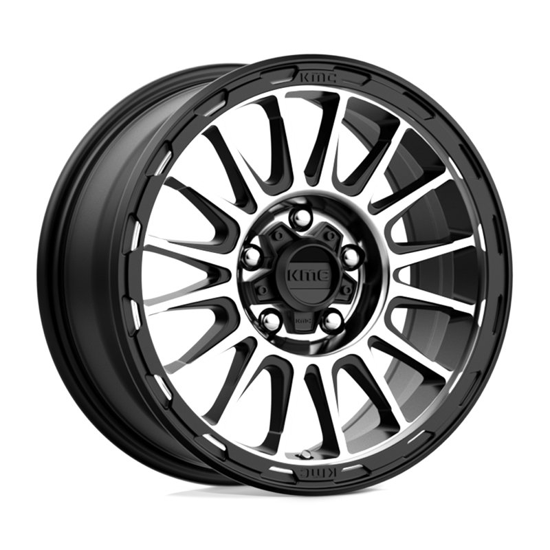 KMC | KM542 IMPACT 16x7.0 ET30 - SATIN BLACK MACHINED