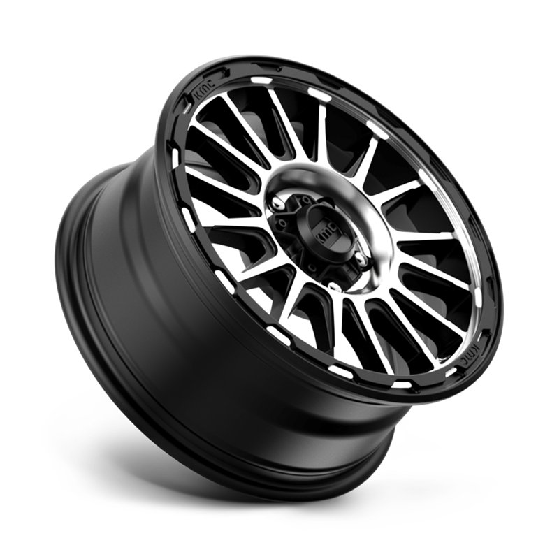 KMC | KM542 IMPACT 16x7.0 ET30 - SATIN BLACK MACHINED