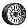 KMC | KM542 IMPACT 17x8.0 ET35 - SATIN BLACK MACHINED