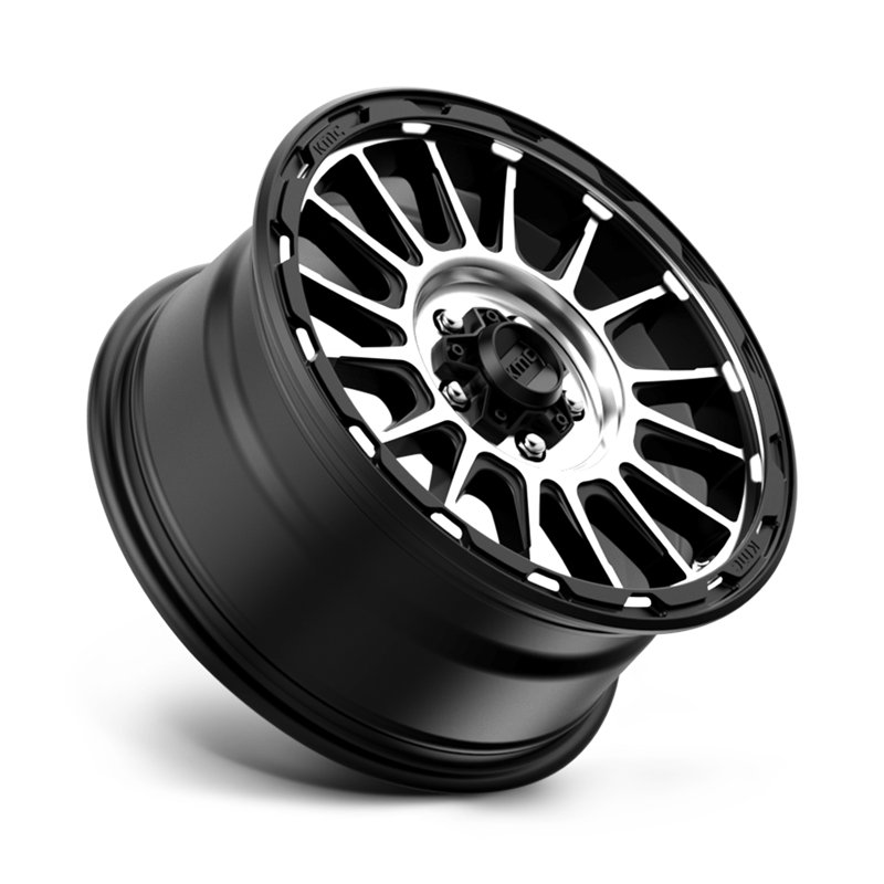 KMC | KM542 IMPACT 17x8.0 ET35 - SATIN BLACK MACHINED