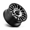 KMC | KM542 IMPACT 17x8.0 ET35 - SATIN BLACK MACHINED
