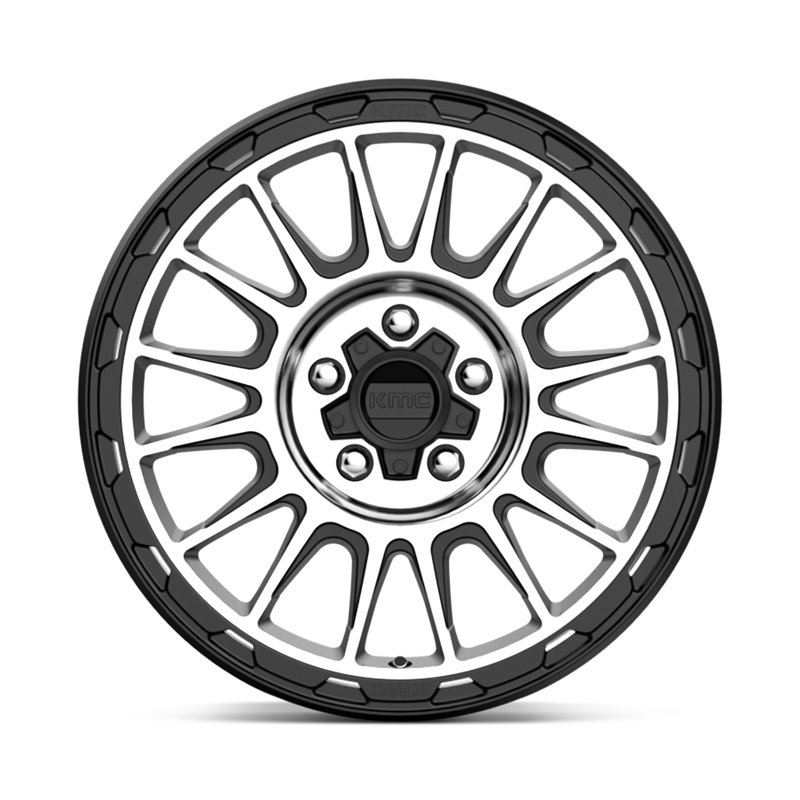 KMC | KM542 IMPACT 17x8.0 ET35 - SATIN BLACK MACHINED
