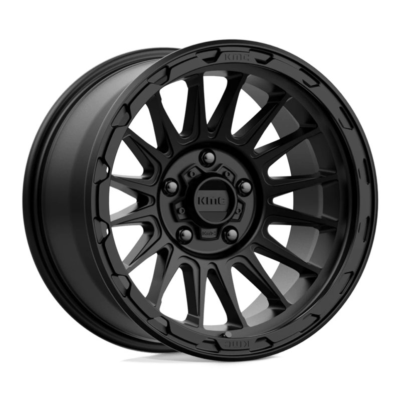 KMC | KM542 IMPACT 17x9.0 ET-12 - SATIN BLACK