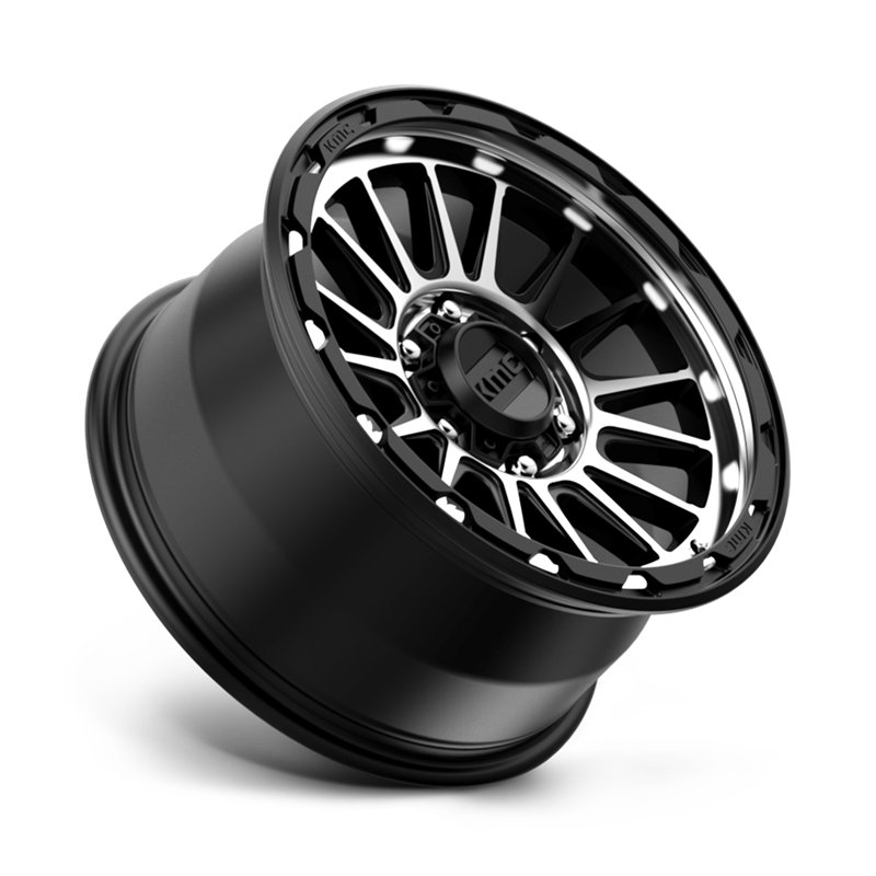KMC | KM542 IMPACT 17x9.0 ET18 - SATIN BLACK MACHINED