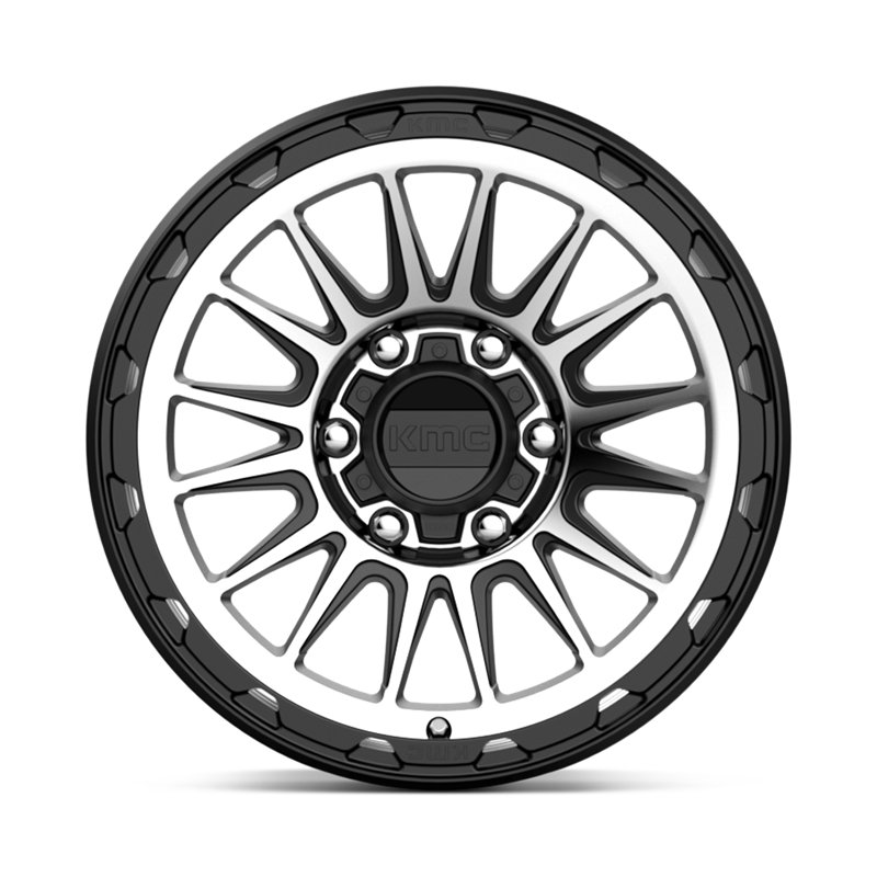 KMC | KM542 IMPACT 17x9.0 ET18 - SATIN BLACK MACHINED