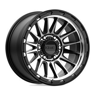KMC | KM542 IMPACT 17x9.0 ET-12 - SATIN BLACK MACHINED
