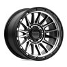 KMC | KM542 IMPACT 17x9.0 ET-12 - SATIN BLACK MACHINED