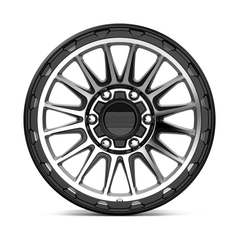 KMC | KM542 IMPACT 17x9.0 ET-12 - SATIN BLACK MACHINED