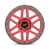 KMC | KM544 MESA 20x9.0 ET25 - CANDY RED W/ BLACK LIP
