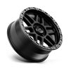 KMC | KM544 MESA 20x9.0 ET18 - SATIN BLACK W/ GLOSS BLACK LIP