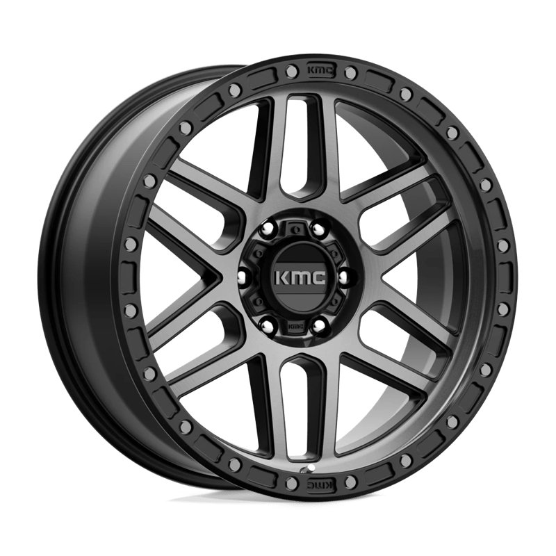 KMC | KM544 MESA 20x9.0 ET0 - SATIN BLACK W/ GRAY TINT