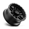 KMC | KM544 MESA 20x9.0 ET0 - SATIN BLACK W/ GLOSS BLACK LIP