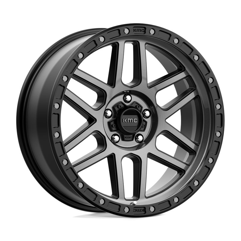 KMC | KM544 MESA 17x8.5 ET0 - SATIN BLACK W/ GRAY TINT