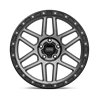 KMC | KM544 MESA 17x8.5 ET0 - SATIN BLACK W/ GRAY TINT