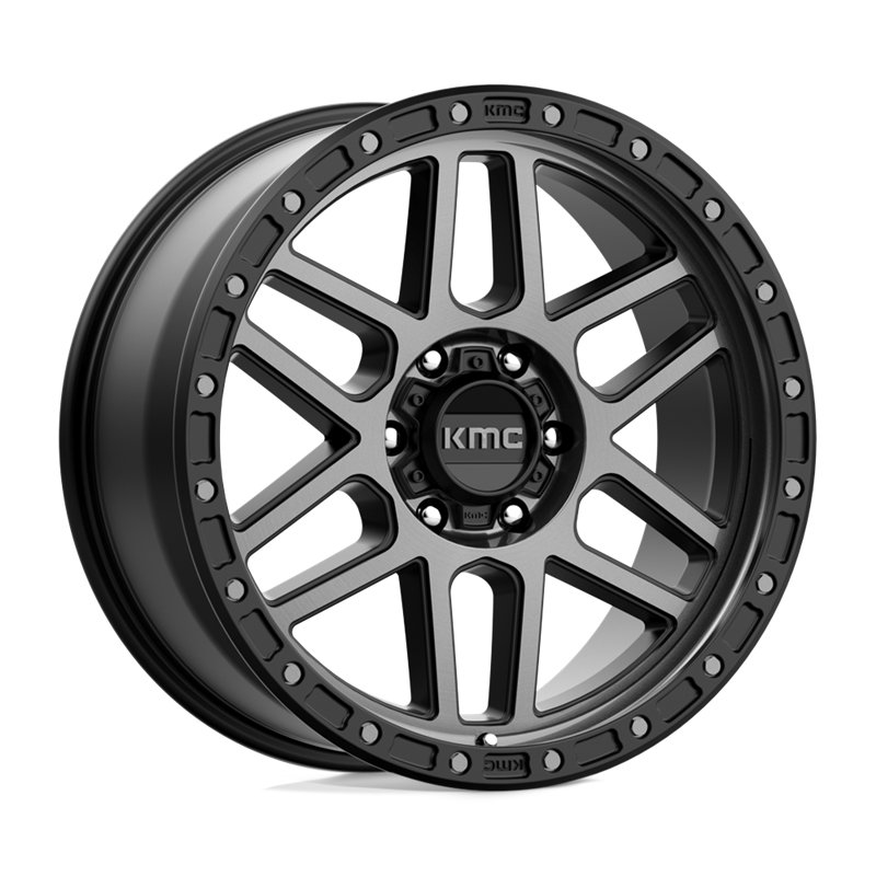 KMC | KM544 MESA 17x9.0 ET18 - SATIN BLACK W/ GRAY TINT