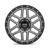 KMC | KM544 MESA 17x9.0 ET-12 - SATIN BLACK W/ GRAY TINT