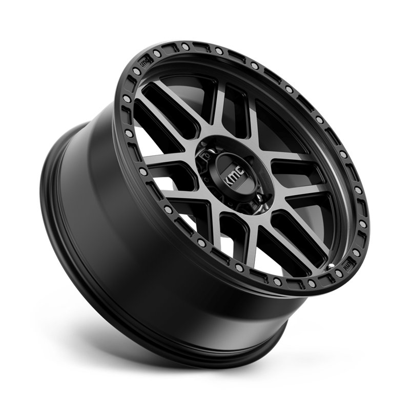 KMC | KM544 MESA 17x9.0 ET18 - SATIN BLACK W/ GRAY TINT