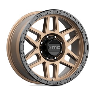 KMC | KM544 MESA 17x9.0 ET18 - MATTE BRONZE W/ BLACK LIP