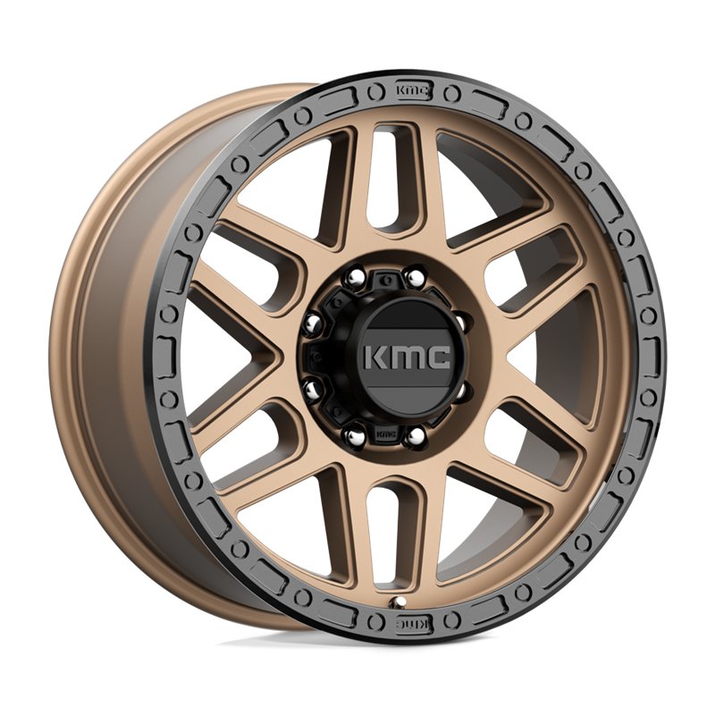 KMC | KM544 MESA 17x9.0 ET18 - MATTE BRONZE W/ BLACK LIP
