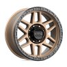 KMC | KM544 MESA 17x9.0 ET18 - MATTE BRONZE W/ BLACK LIP