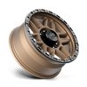 KMC | KM544 MESA 17x9.0 ET18 - MATTE BRONZE W/ BLACK LIP