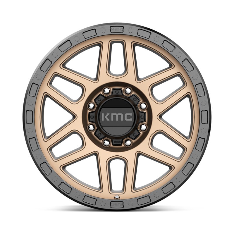 KMC | KM544 MESA 17x9.0 ET18 - MATTE BRONZE W/ BLACK LIP