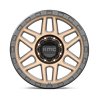 KMC | KM544 MESA 17x9.0 ET18 - MATTE BRONZE W/ BLACK LIP