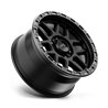 KMC | KM544 MESA 18x9.0 ET18 - SATIN BLACK W/ GLOSS BLACK LIP