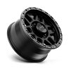 KMC | KM544 MESA 18x9.0 ET18 - SATIN BLACK W/ GLOSS BLACK LIP