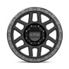 KMC | KM544 MESA 18x9.0 ET18 - SATIN BLACK W/ GLOSS BLACK LIP