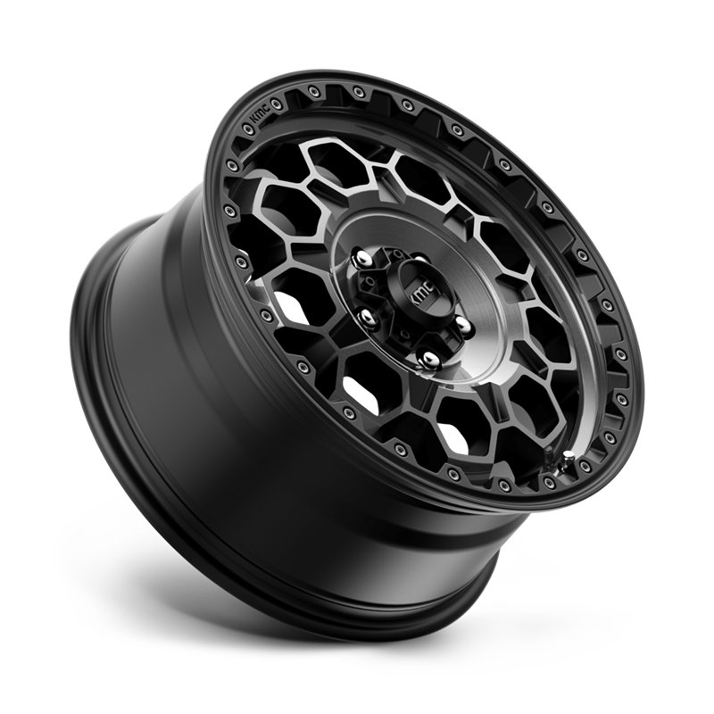 KMC | KM545 TREK 17x8.0 ET20 - SATIN BLACK W/ GRAY TINT