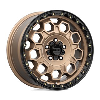 KMC | KM545 TREK 17x9.0 ET-12 - MATTE BRONZE W/ BLACK LIP