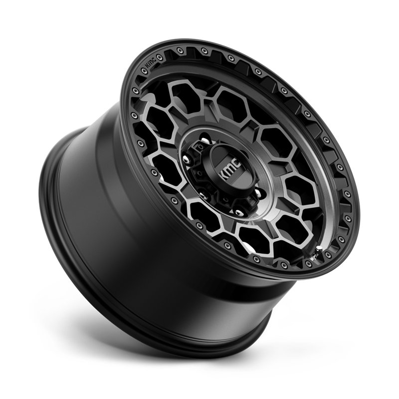 KMC | KM545 TREK 17x9.0 ET18 - SATIN BLACK W/ GRAY TINT