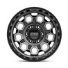 KMC | KM545 TREK 17x9.0 ET18 - SATIN BLACK W/ GRAY TINT