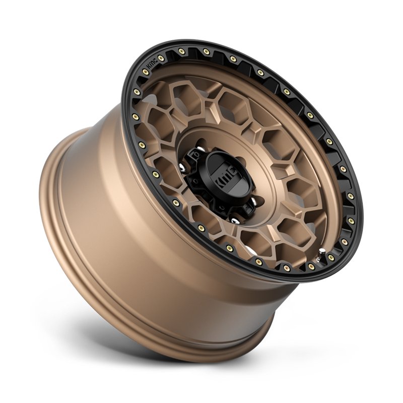 KMC | KM545 TREK 17x9.0 ET0 - MATTE BRONZE W/ BLACK LIP