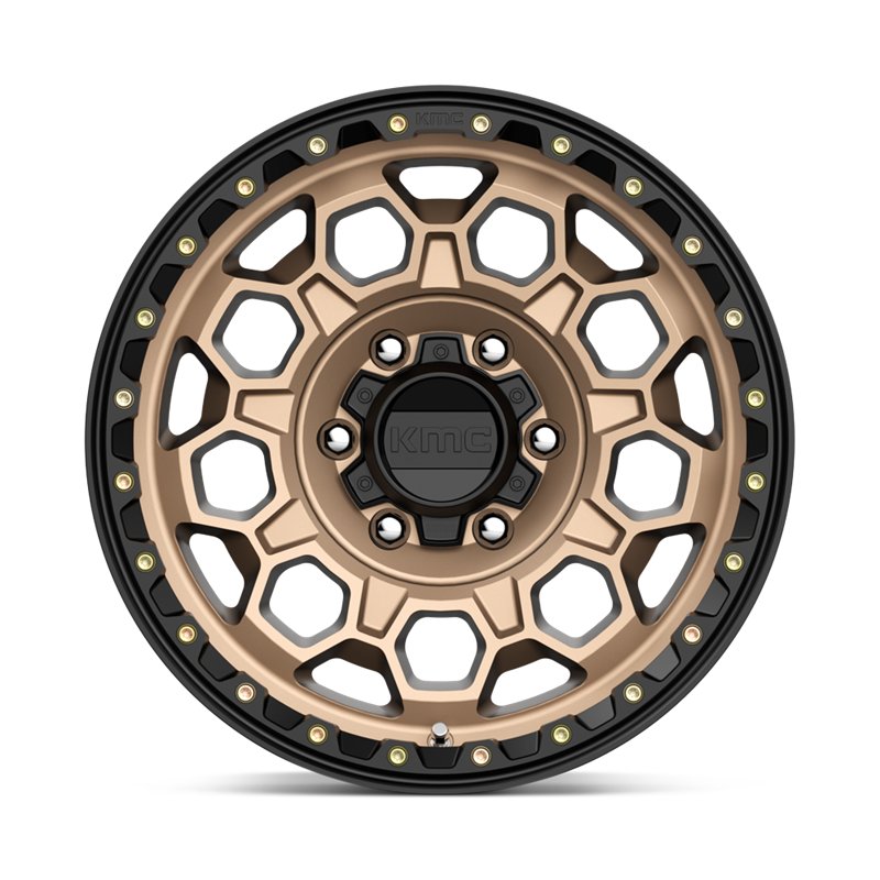 KMC | KM545 TREK 17x9.0 ET0 - MATTE BRONZE W/ BLACK LIP