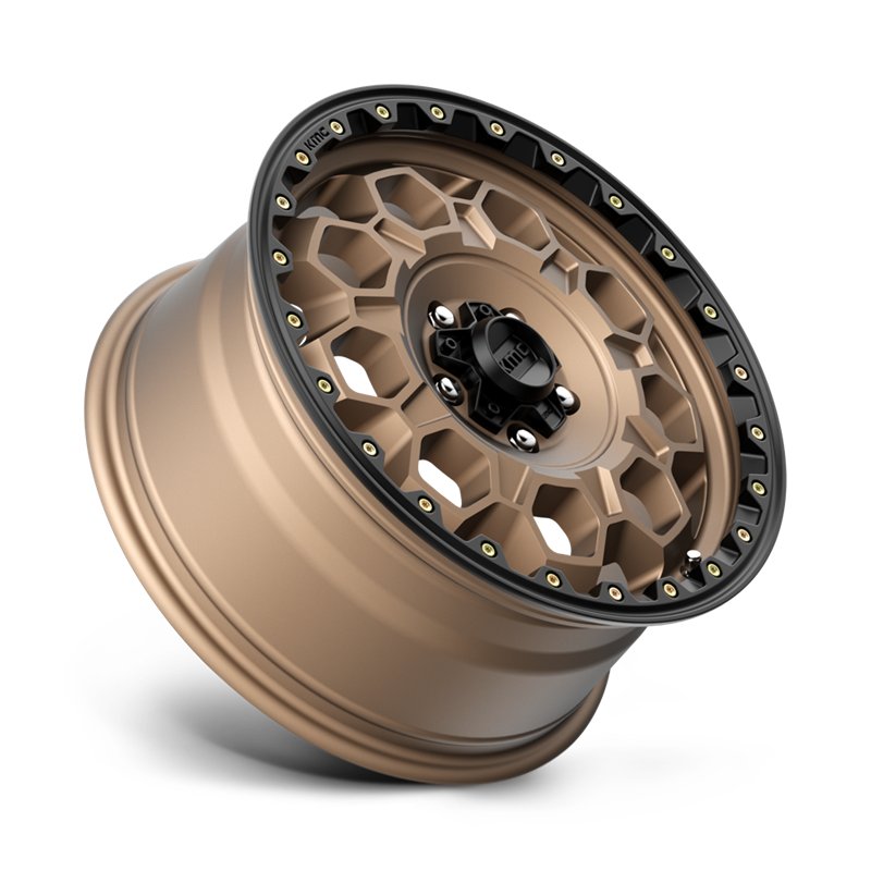 KMC | KM545 TREK 17x9.0 ET-12 - MATTE BRONZE W/ BLACK LIP