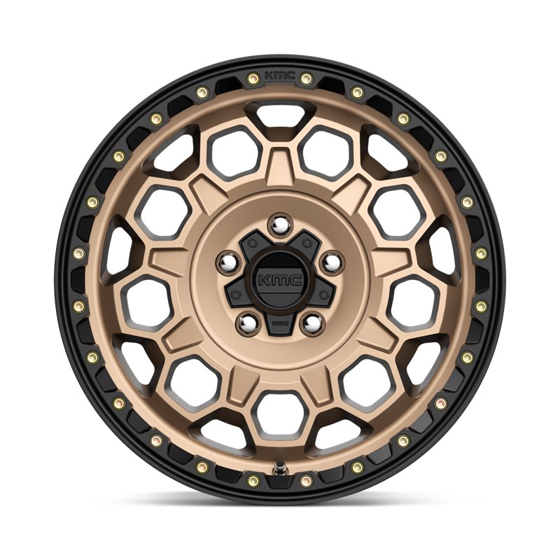 KMC | KM545 TREK 17x9.0 ET-12 - MATTE BRONZE W/ BLACK LIP