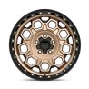 KMC | KM545 TREK 17x9.0 ET-12 - MATTE BRONZE W/ BLACK LIP