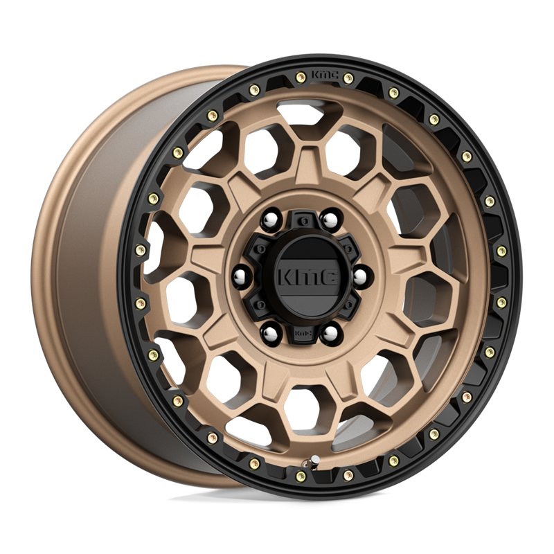 KMC | KM545 TREK 17x9.0 ET18 - MATTE BRONZE W/ BLACK LIP