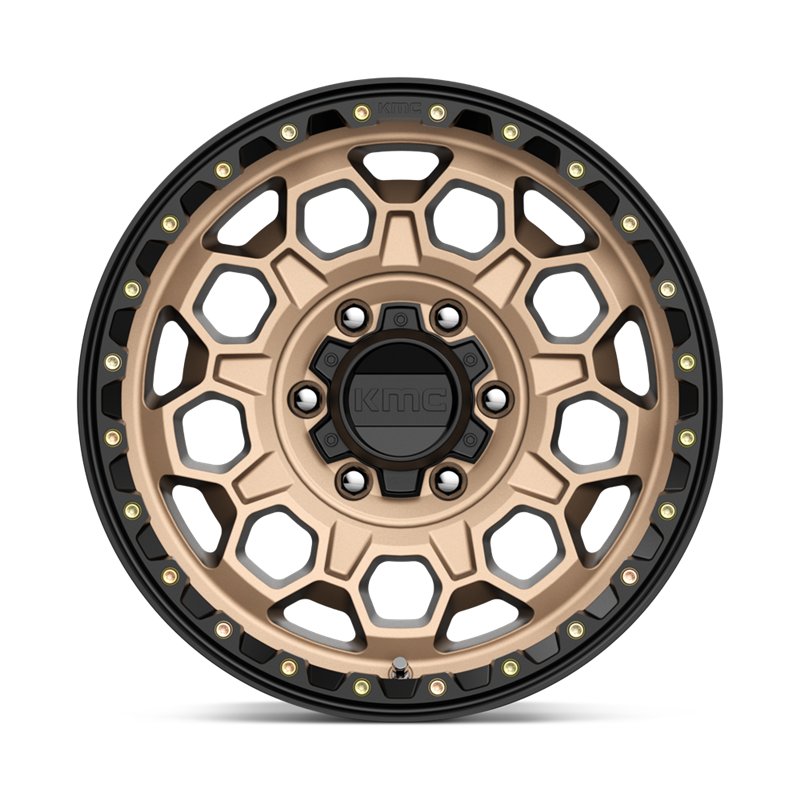 KMC | KM545 TREK 17x9.0 ET18 - MATTE BRONZE W/ BLACK LIP