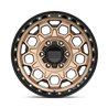 KMC | KM545 TREK 17x9.0 ET18 - MATTE BRONZE W/ BLACK LIP