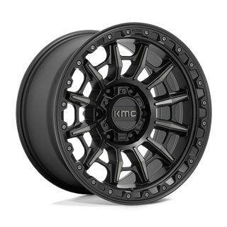 KMC | KM547 CARNAGE 16x8.0 ET0 - SATIN BLACK W/ GRAY TINT