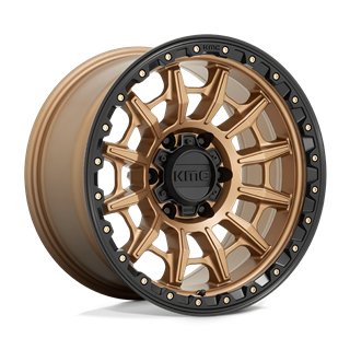 KMC | KM547 CARNAGE 17x9.0 ET-12 - MATTE BRONZE W/ BLACK LIP