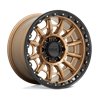 KMC | KM547 CARNAGE 17x9.0 ET-12 - MATTE BRONZE W/ BLACK LIP