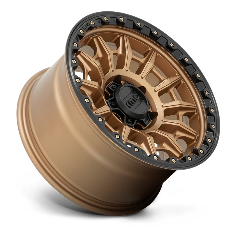 KMC | KM547 CARNAGE 17x9.0 ET-12 - MATTE BRONZE W/ BLACK LIP