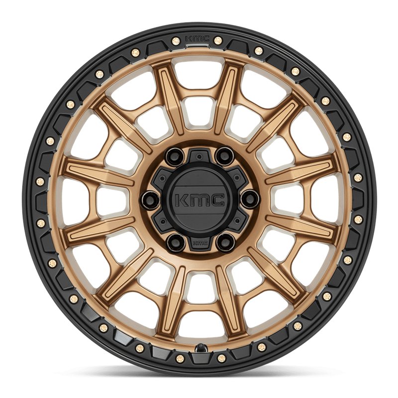 KMC | KM547 CARNAGE 17x9.0 ET-12 - MATTE BRONZE W/ BLACK LIP