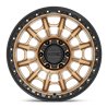 KMC | KM547 CARNAGE 17x9.0 ET-12 - MATTE BRONZE W/ BLACK LIP